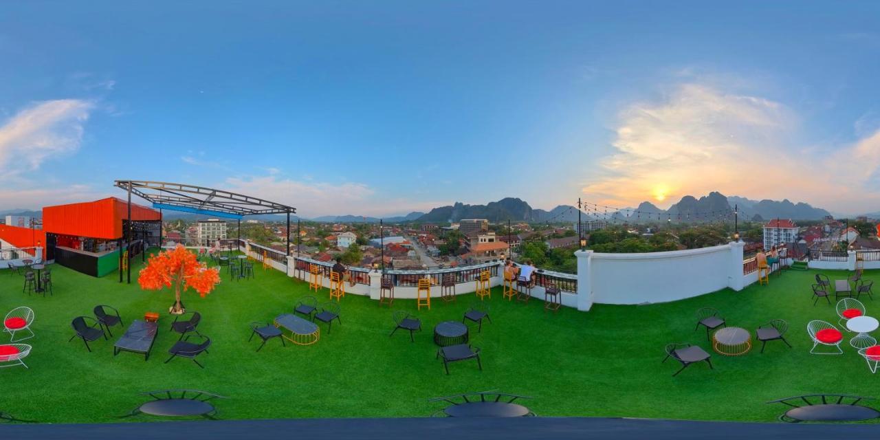 Confetti Garden Hotel Vang Vieng Dış mekan fotoğraf