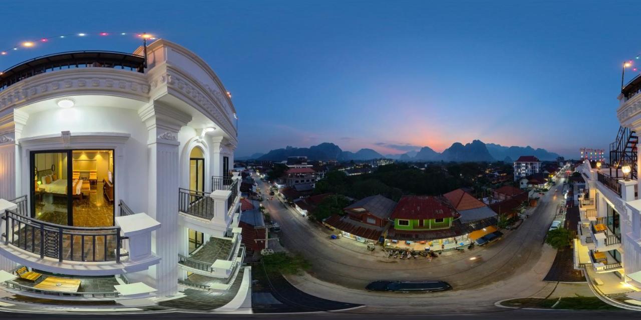 Confetti Garden Hotel Vang Vieng Dış mekan fotoğraf